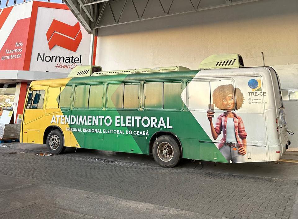 Atendimento da Unidade Móvel do TRE-CE em Juazeiro acontece até 30 de maio