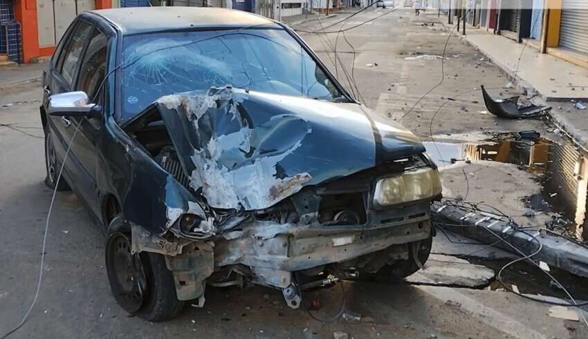 Acidente  no  Crato causa transtornos e alerta para cuidados no trânsito