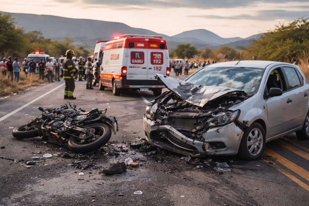 Fim de semana violento no trânsito registra três mortes no Cariri