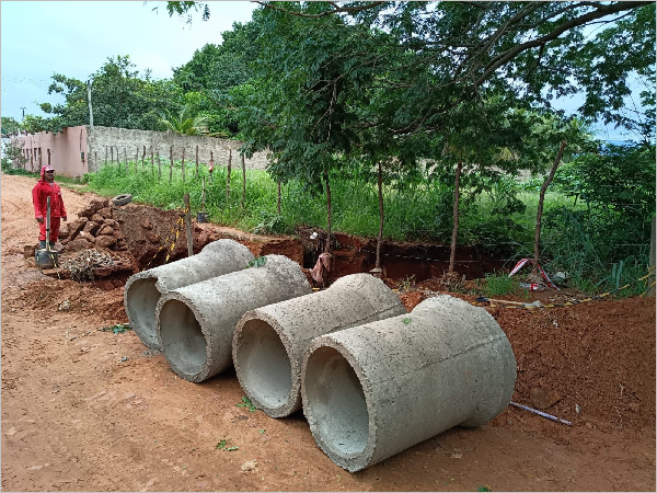 Obra de contenção na Rua Silvana Couto é executada para garantir mais segurança e estabilidade