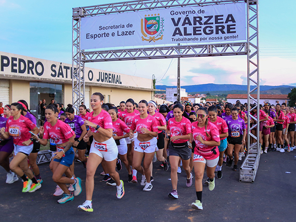 Corrida da Mulher reúne 600 participantes em Várzea Alegre