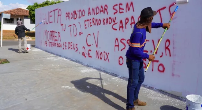 Juazeiro cria canal para remoção de pichações ligadas a facções