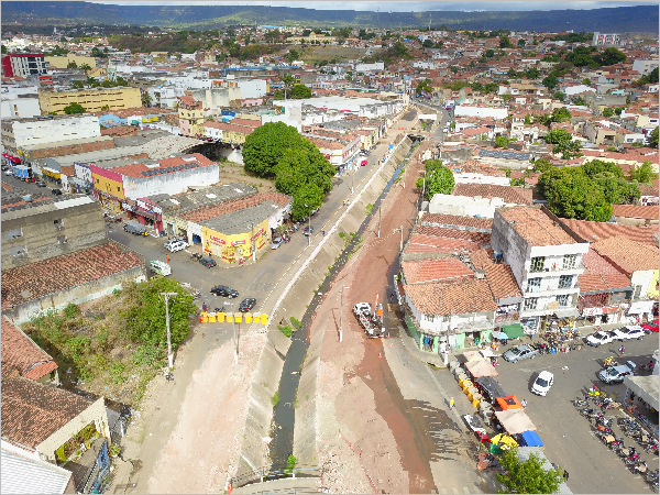 Obra do Canal do Rio Grangeiro avança e já atinge 45%