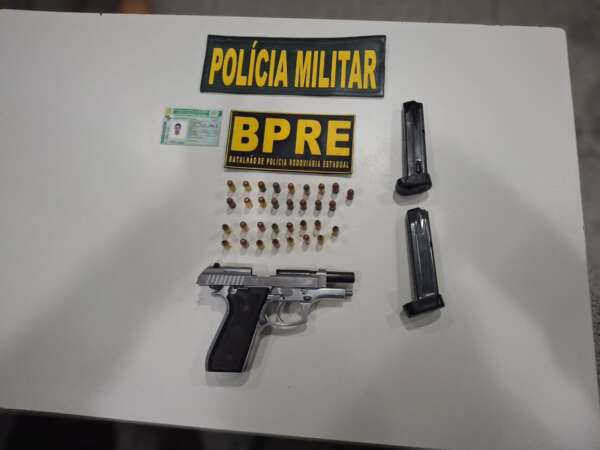 Homem é preso com arma de fogo durante fiscalização em Potengi