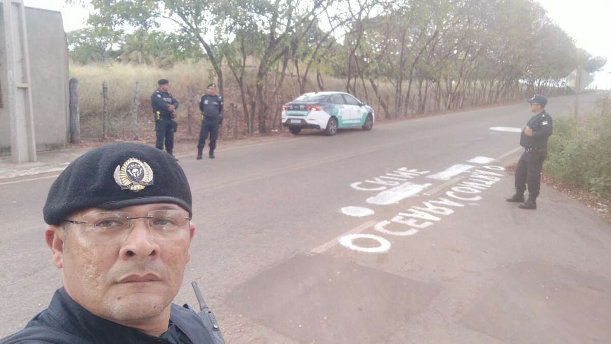 Pichação sem referência a facções é apagada em Juazeiro do Norte