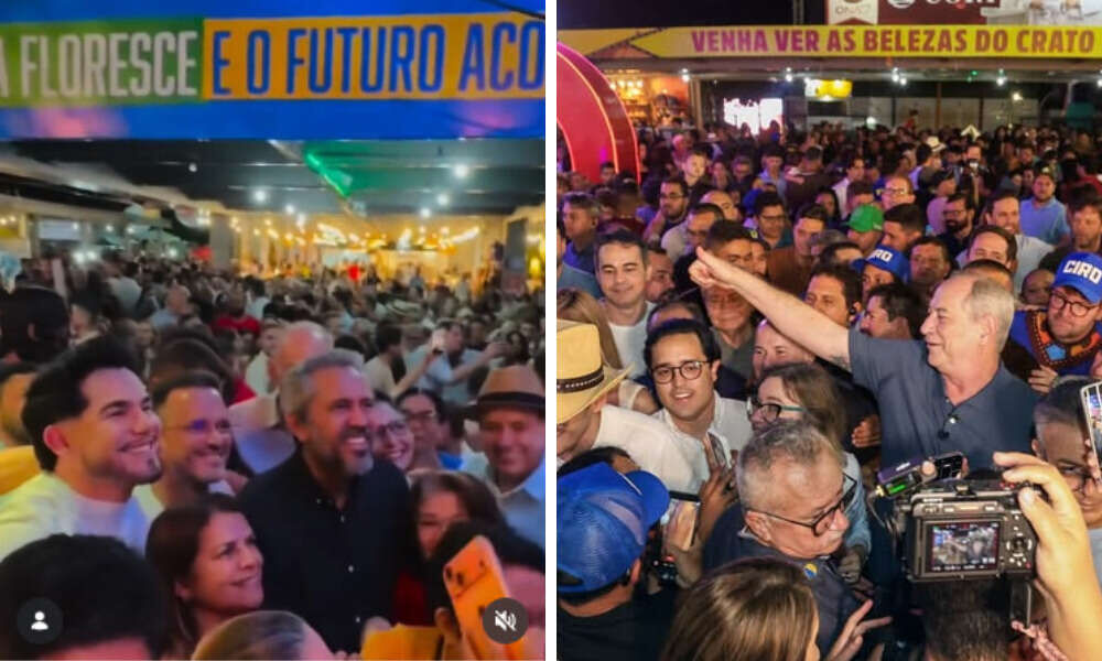 Expocrato vira palco da disputa pelo governo do Ceará entre Elmano e Ciro