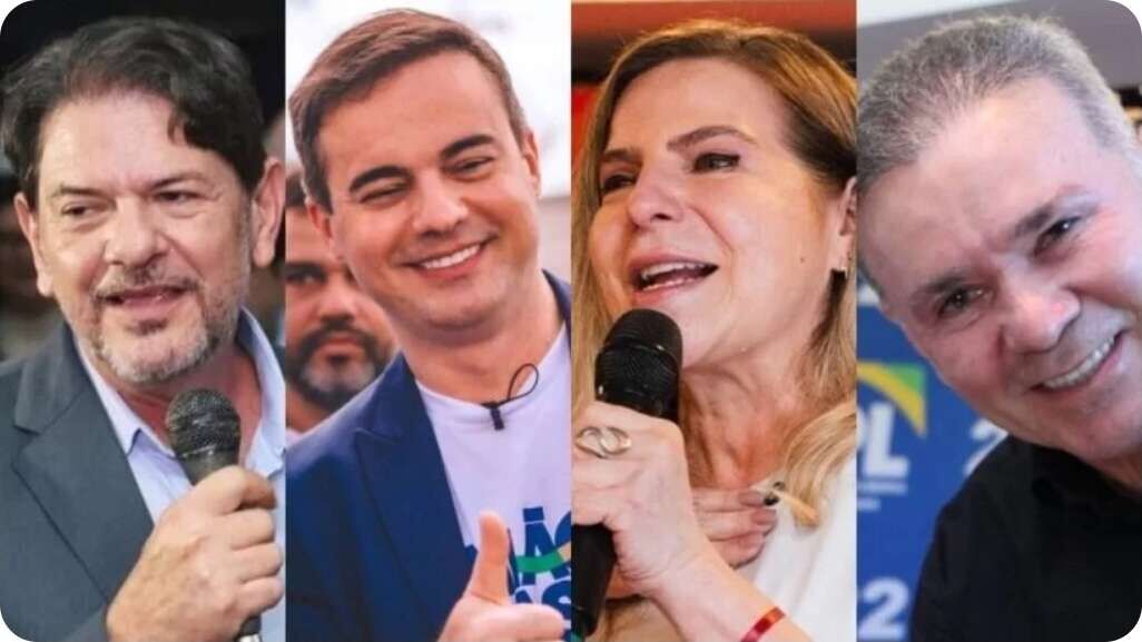 Senado: Wagner lidera com 44,4%, Cid tem 43,3%, Luizianne 35,1% e Alcides 18,6%